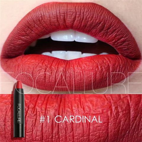 FOCALLURE 19 Colors Matte Lipsticks Waterproof Matte Lipstick Lip Sticks Cosmetic Easy to Wear Lipstick Matte Batom Makeup