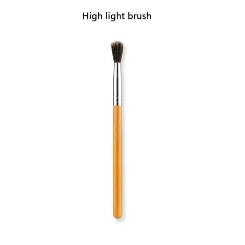 1PCS Professional Makeup brushes Bamboo Handle Powder Concealer Liquid Foundation Makeup Tools Beauty Cosmetics  Brusher