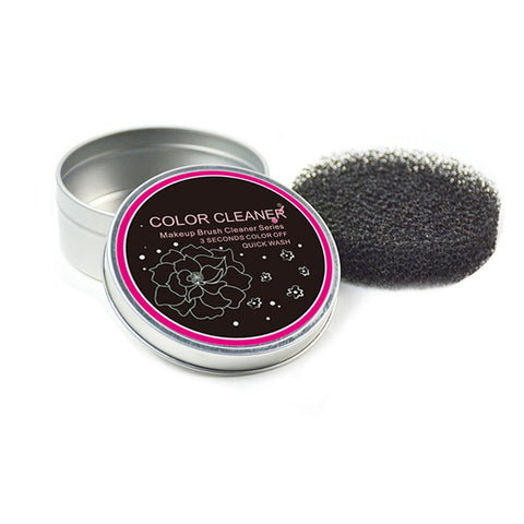 Makeup Brushes Color Removal Cleaner Sponge Easily Remove Eye Shadow or Blush Color from Makeup Brushes and Switch to Next Color