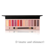 Pro 12 Colors Shimmer Or Matte Eyeshadow Makeup Palette Long Lasting Eye Shadow Natural Eyeshadow With Brush