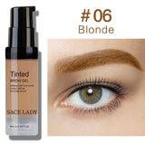 SACE LADY Henna Eyebrow Dye Gel Waterproof Makeup Shadow For Eye Brow Wax Long Lasting Tint Shade Make Up Paint Pomade Cosmetic