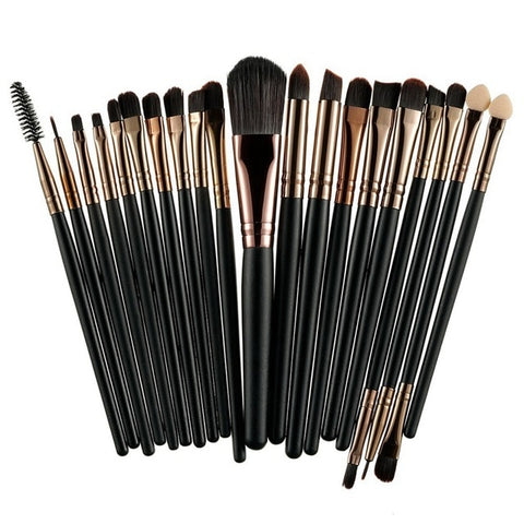 ROSALIND 20pcs Eye Makeup Brushes Set Eyeshadow Brush Powder Foundation Eyeshadading Eyebrow Lip Eyeliner Brush Cosmetic Tool