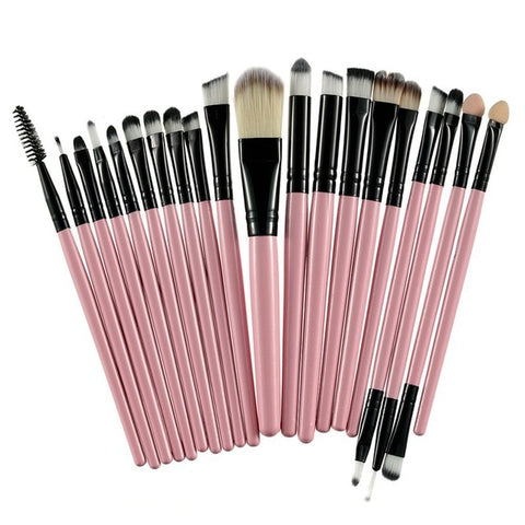 ROSALIND 20pcs Eye Makeup Brushes Set Eyeshadow Brush Powder Foundation Eyeshadading Eyebrow Lip Eyeliner Brush Cosmetic Tool
