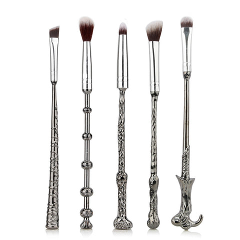 5 PCS Harry Makeup Brush Sets Magic Wand Eye Shadow Brush Beauty Comestic Potter Brush Tools