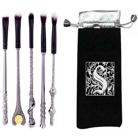 5 PCS Harry Makeup Brush Sets Magic Wand Eye Shadow Brush Beauty Comestic Potter Brush Tools