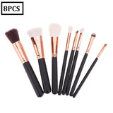 10PCS Makeup Brushes Face Powder Foundation Eyelash Eyeshadow Make up Brushes Set Marbling Synthetic Hair Brush Pincel Maquiagem