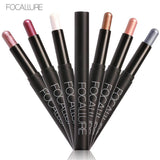 FOCALLURE Pearl Eyeshadow Pencil Fashion Fast Drying Natural Eye Shadow Pen Makeup Cosmestic Tools Beauty Care Gift Dropshipping