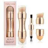 4 in 1 Makeup Tool Foundation Eyebrow Eyeliner Blush Powder Cosmetic Concealer Professional Makeup Brushes