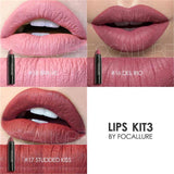 FOCALLURE 19 Colors Matte Lipsticks Waterproof Matte Lipstick Lip Sticks Cosmetic Easy to Wear Lipstick Matte Batom Makeup