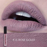 FOCALLURE Matte Velvet Lipstick Waterproof Moisturizer Smooth Lip Stick Long-lasting Lip Gloss Cosmetic Beauty Makeup